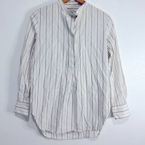 Women’s Madewell Vintage Stripe Dress Shirt SZ XS